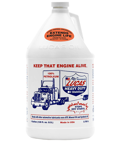 Lucas Heavy Duty Oil Stabilizer | Container: 1 Gallon Jug | Shipped as: Case of 4 X 1 Gallon Jugs - Oil Additives